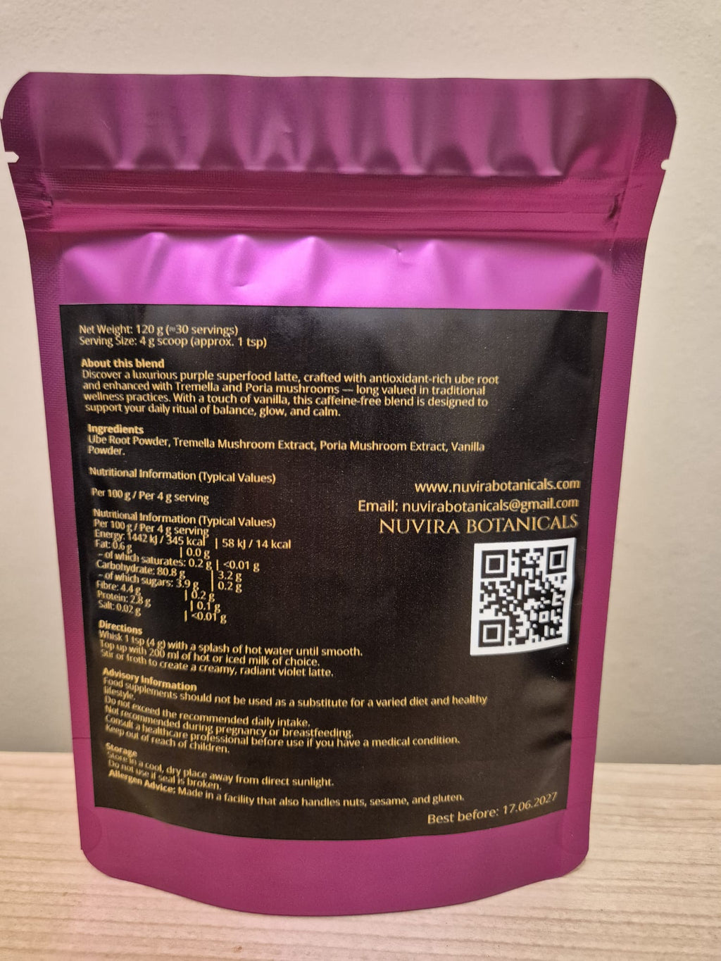 Nuvira Ube Latte Blend